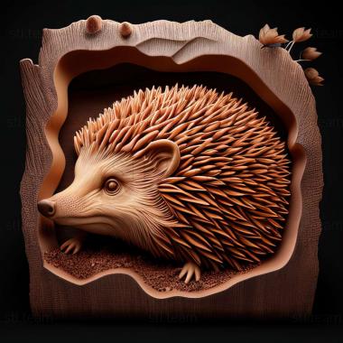 3D model hedgehog (STL)